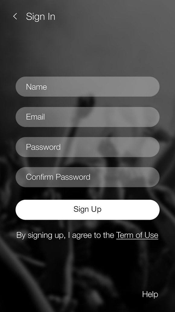 SignUp / Login - Mobile Form UI kit in UI Kits and Libraries - product preview 39