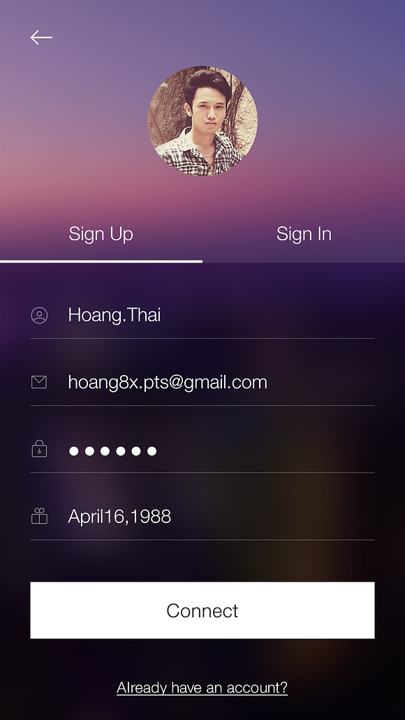 SignUp / Login - Mobile Form UI kit in UI Kits and Libraries - product preview 40