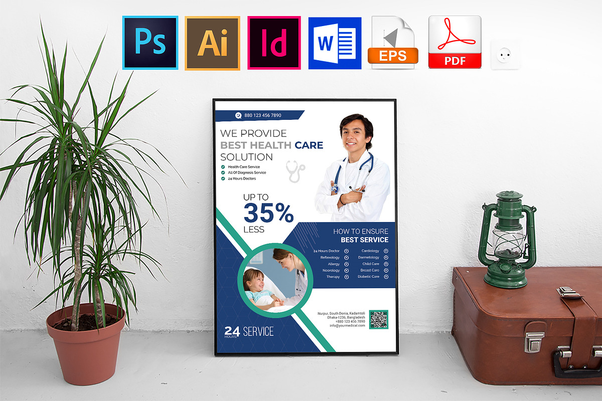 Poster | Doctor Vol-02 in Flyer Templates - product preview 8