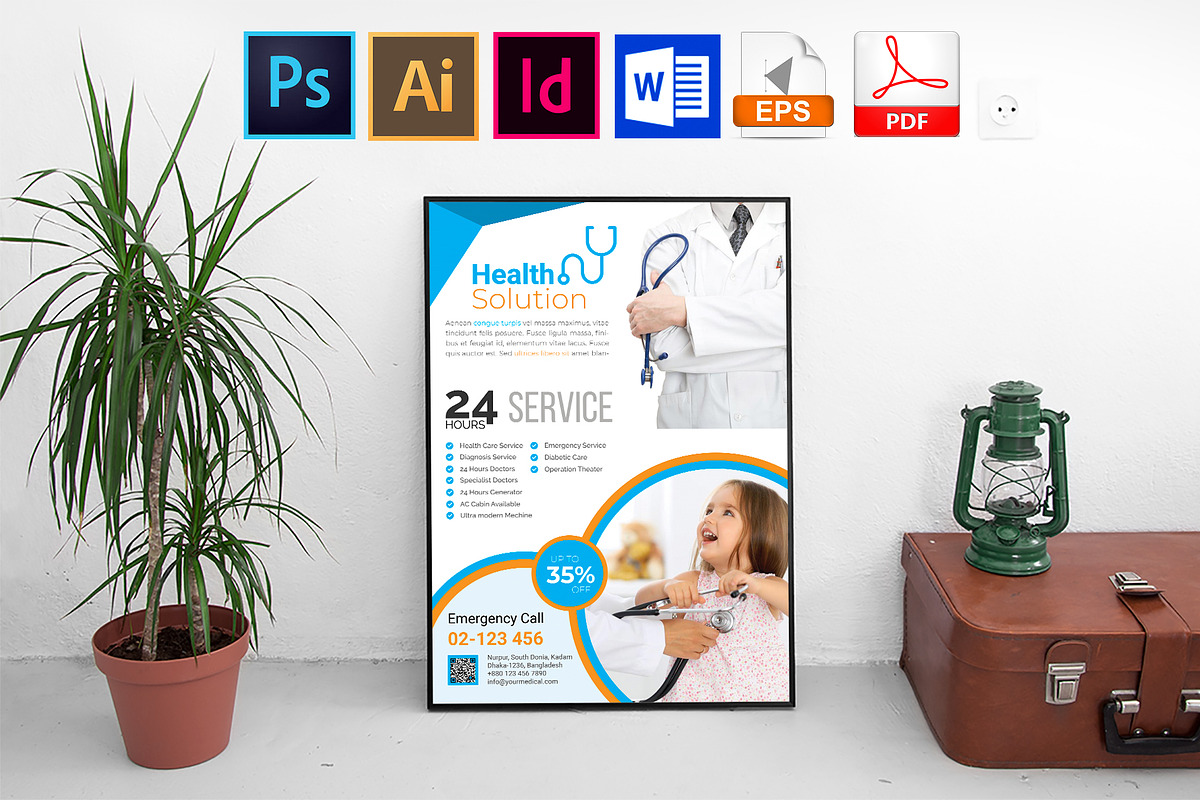 Poster | Doctor Vol-03 in Flyer Templates - product preview 8