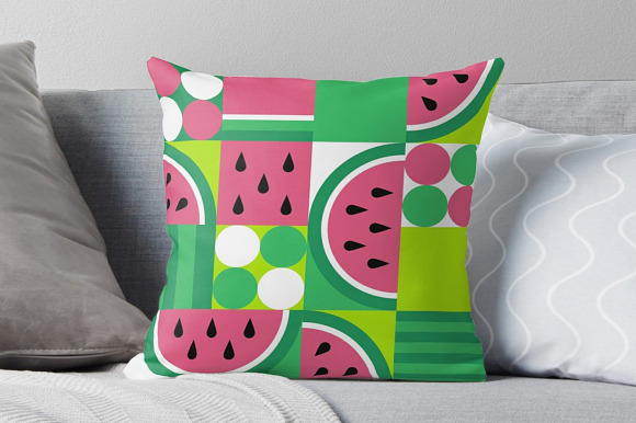 Geometric Watermelon Pattern in Patterns - product preview 4