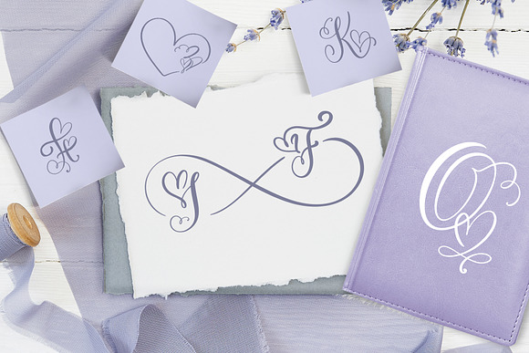 Initial Valentine Font in Display Fonts - product preview 5