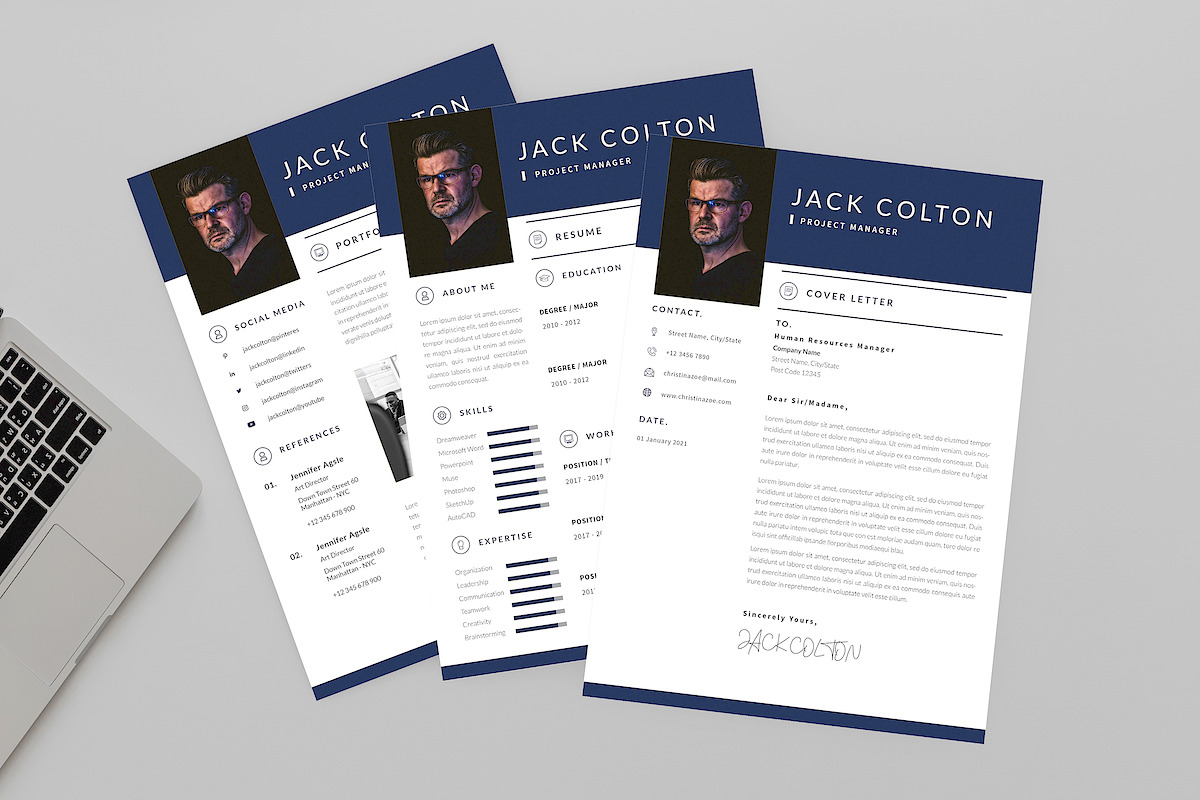 Jack Project Resume Designer in Resume Templates - product preview 8