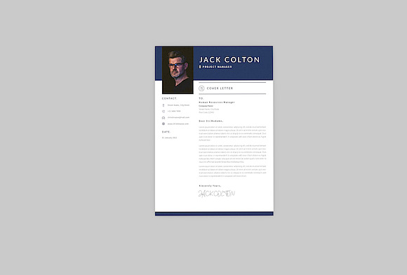 Jack Project Resume Designer in Resume Templates - product preview 1