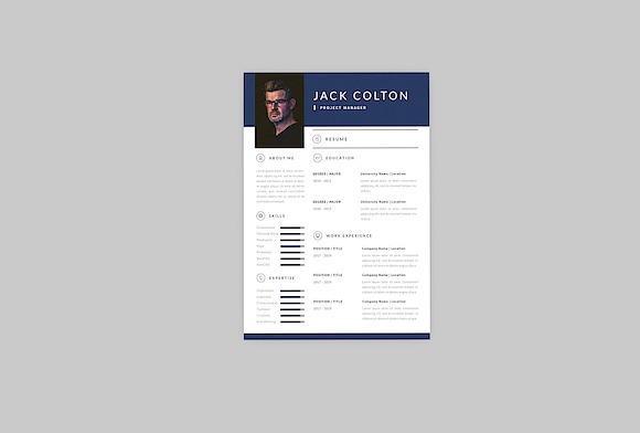 Jack Project Resume Designer in Resume Templates - product preview 2