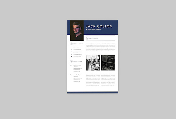 Jack Project Resume Designer in Resume Templates - product preview 3