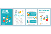 Mobile marketing brochure template