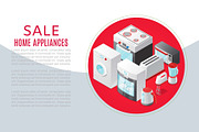 Home appliances and electronics sale