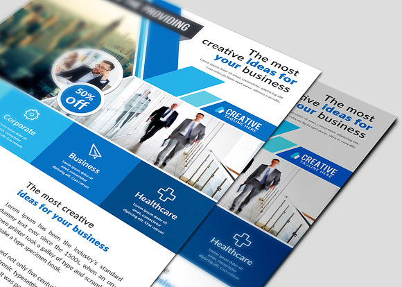 Corporate Business Flyer & Postcard in Flyer Templates - product preview 3