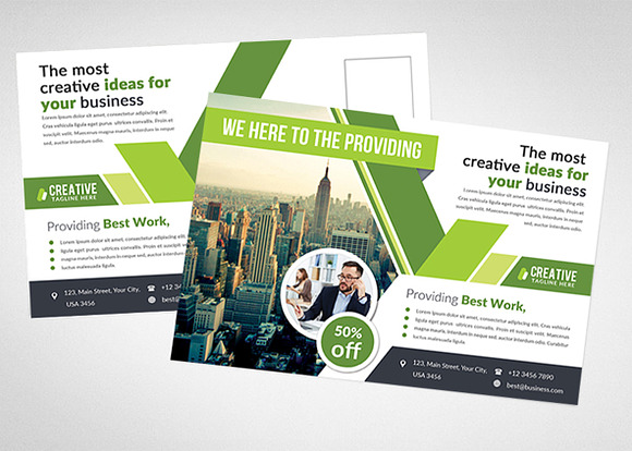 Corporate Business Flyer & Postcard in Flyer Templates - product preview 5