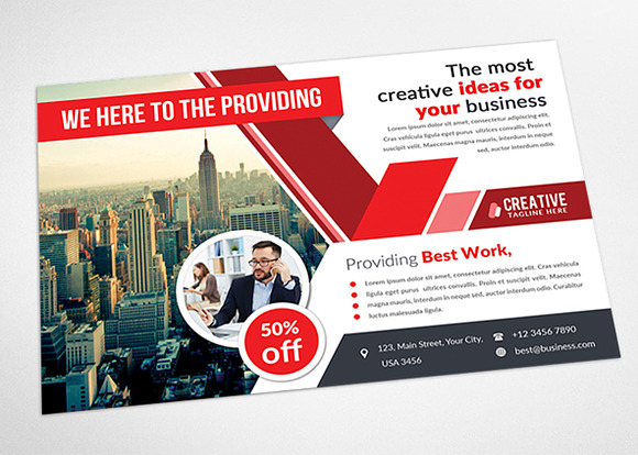 Corporate Business Flyer & Postcard in Flyer Templates - product preview 6