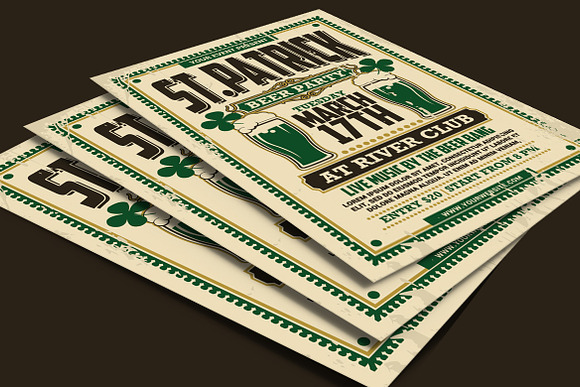 St Patricks Day Beer Party in Flyer Templates - product preview 2