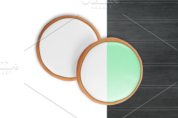 Sugar icing cookie mockup in Mockup Templates - product preview 2