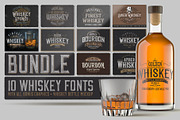 Whiskey Fonts Bundle
