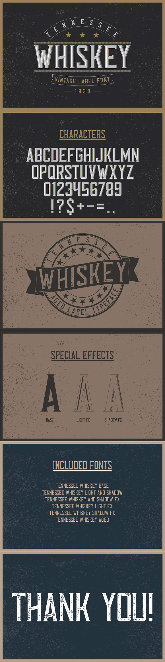 Whiskey Fonts Bundle in Display Fonts - product preview 7