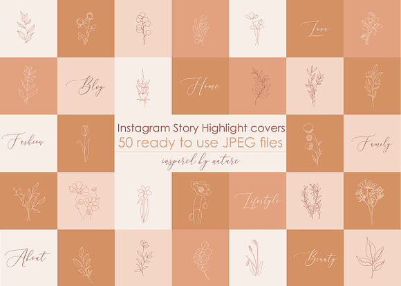 50 Instagram Story Highlight Icons in Instagram Templates - product preview 2
