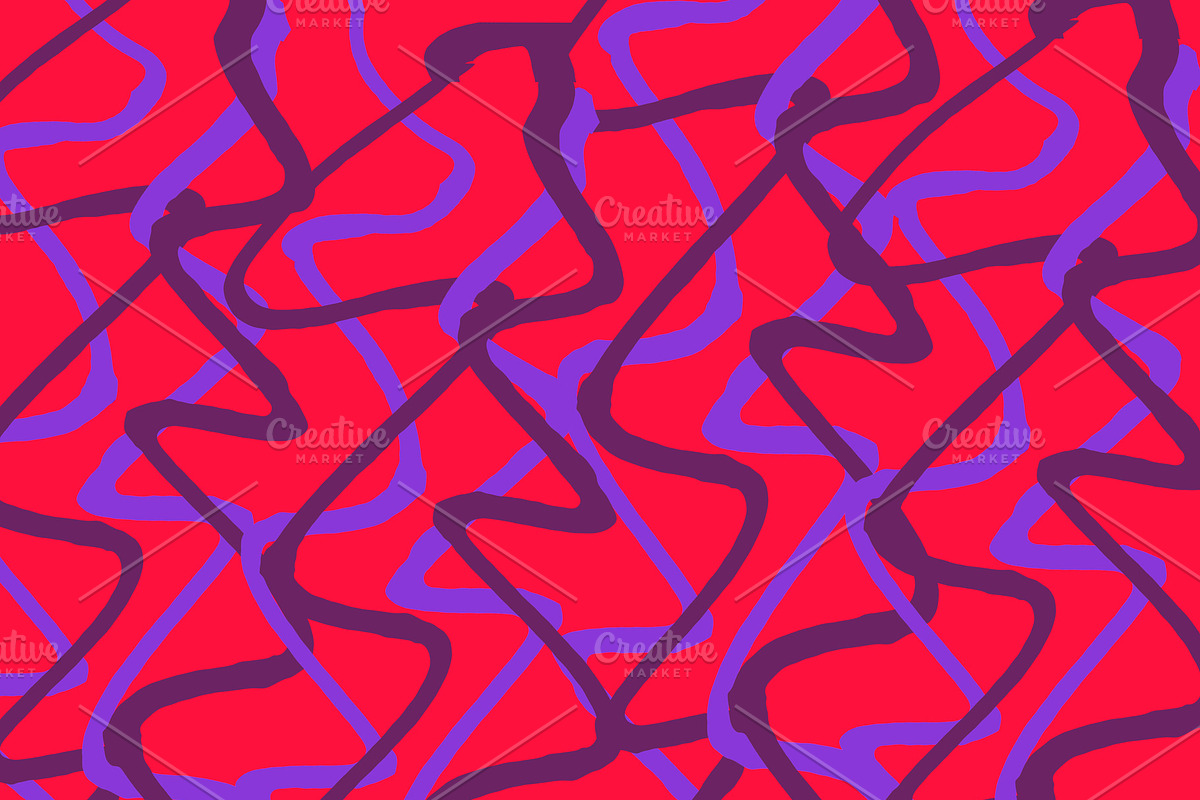 Vibrant Curved Lines Motif Abstract in Patterns - product preview 8