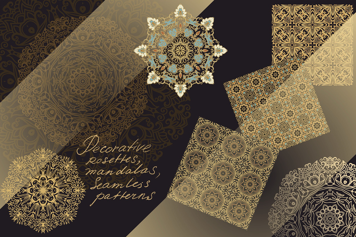 Pack of ornaments,patterns in Textures - product preview 8