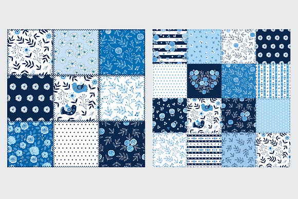 Seamless Floral Patterns in Patterns - product preview 9