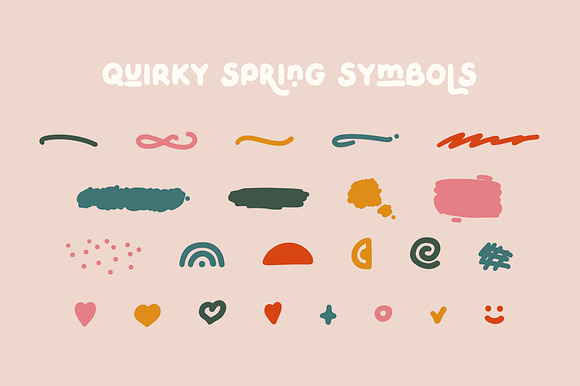 QUIRKY SPRING Playful Font Family in Display Fonts - product preview 3