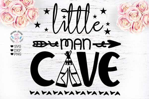 Little Man Cave, Nursery, Kids, Baby