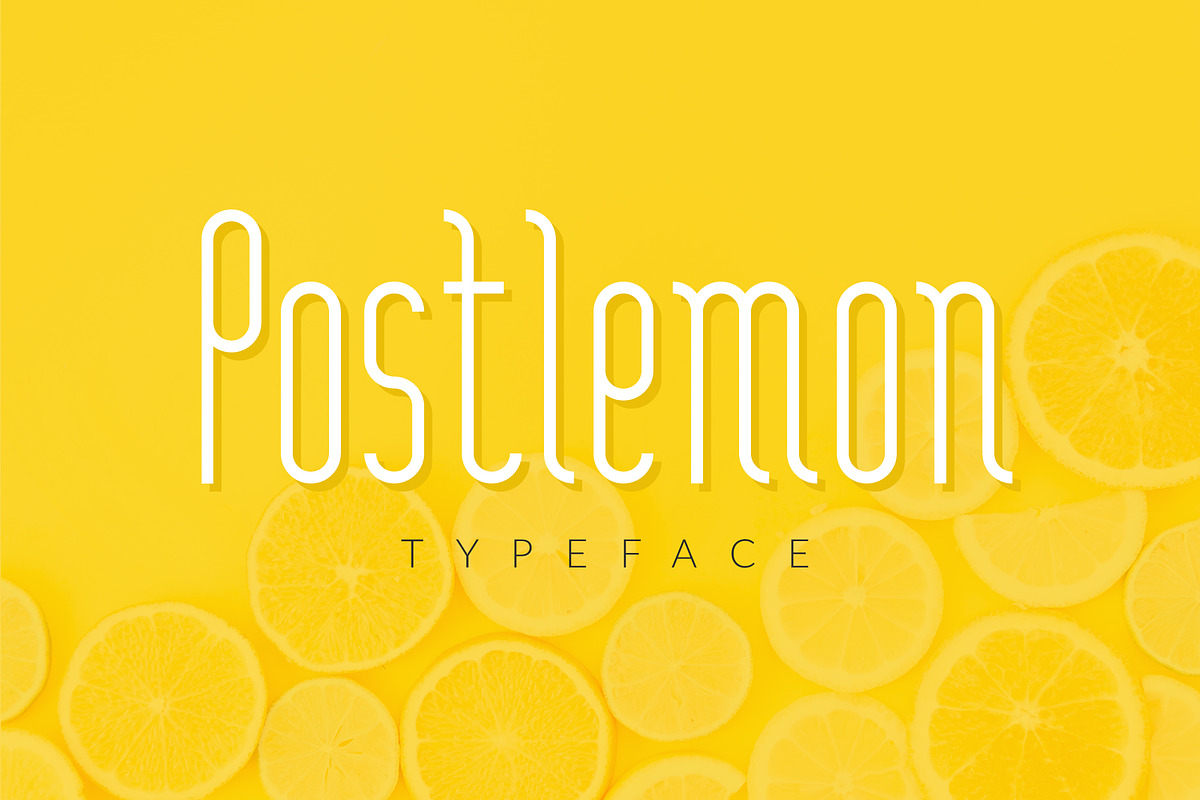 Postlemon Display Typeface in Display Fonts - product preview 8