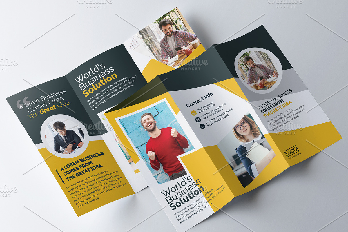Corporate Tri-fold Brochure in Brochure Templates - product preview 8