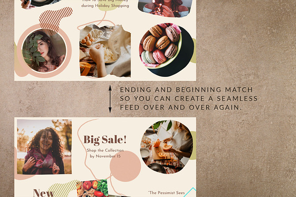 Instagram Puzzle for Canva | Harmony in Instagram Templates - product preview 5
