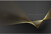 Abstract vector background, gold