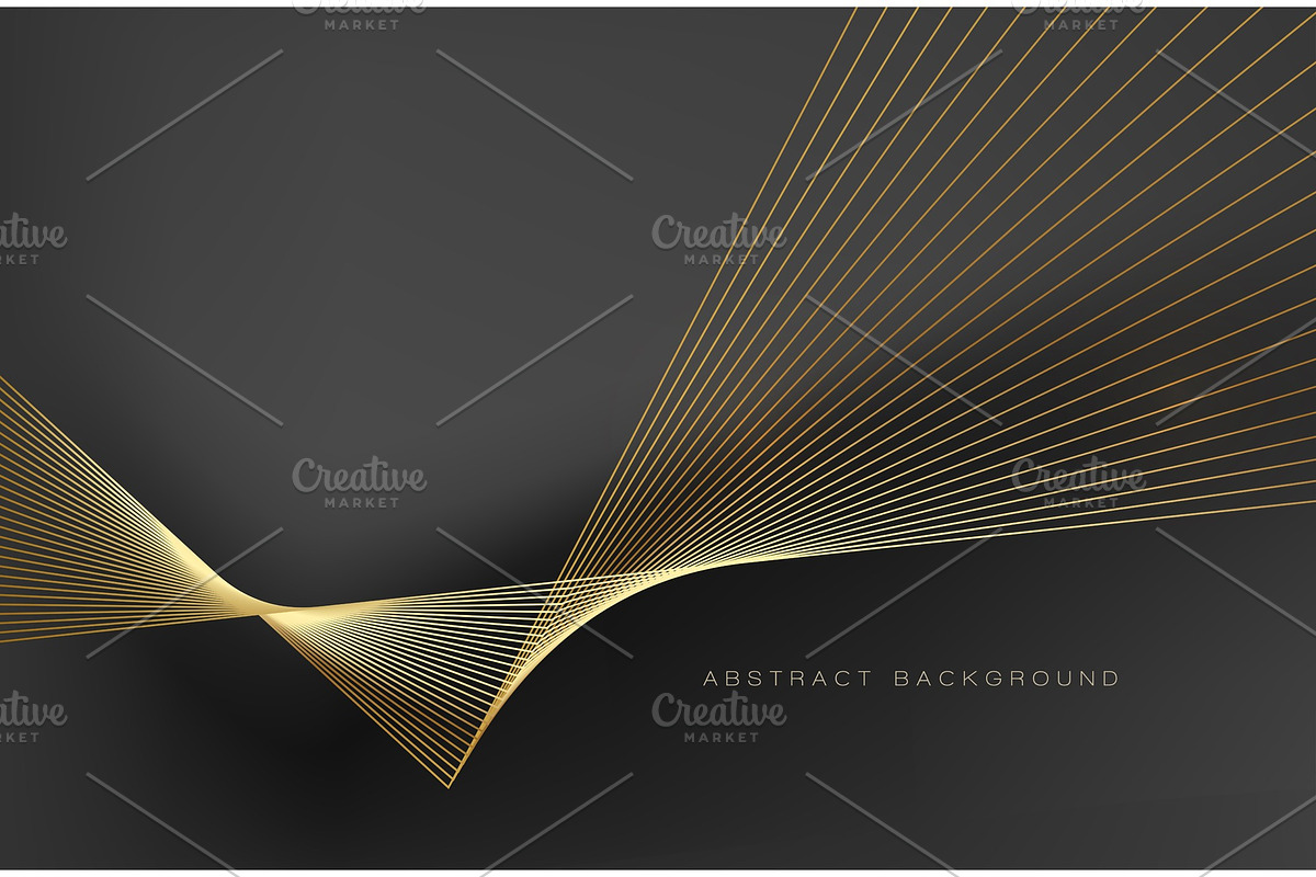 Abstract vector background, gold in Illustrations - product preview 8