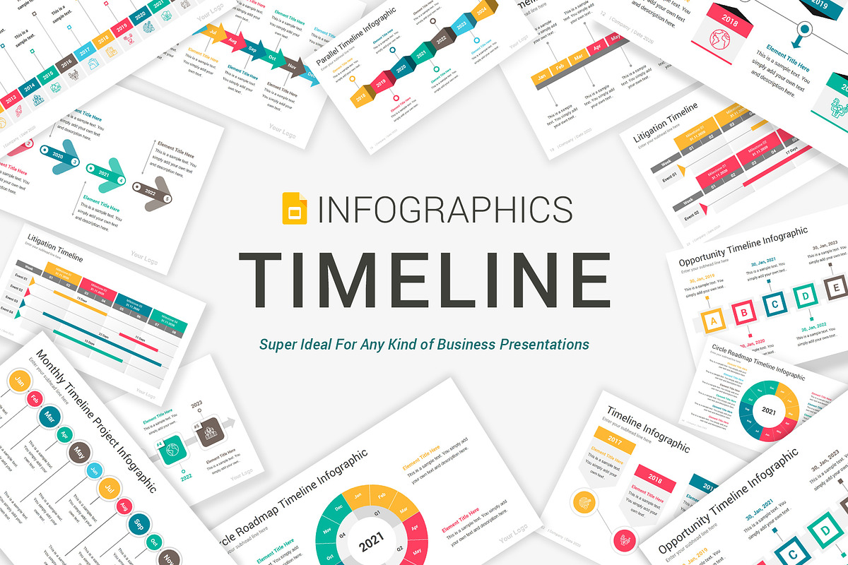Timeline Google Slides Template in Google Slides Templates - product preview 8