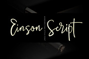 Einson Script Font