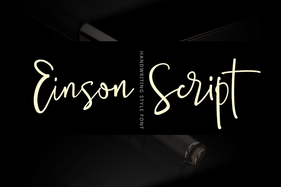 Einson Script Font in Script Fonts - product preview 8