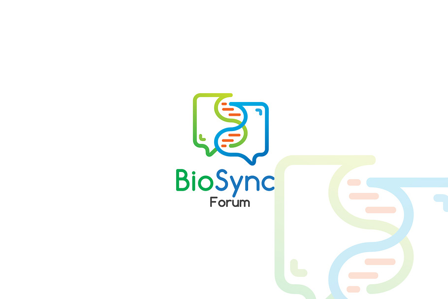 Biosync Logo template in Logo Templates - product preview 8