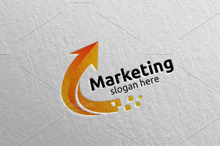 Marketing Financial Advisor Logo 38 in Logo Templates - product preview 8