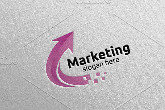 Marketing Financial Advisor Logo 38 in Logo Templates - product preview 1