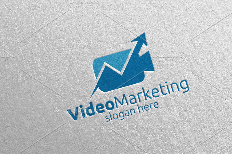 Video Marketing Financial Logo 40 in Logo Templates - product preview 8