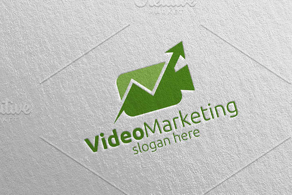 Video Marketing Financial Logo 40 in Logo Templates - product preview 2