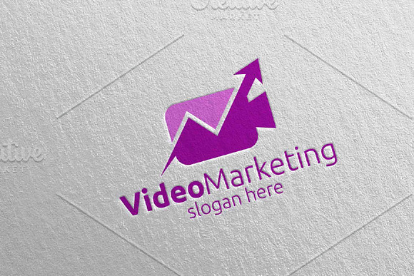 Video Marketing Financial Logo 40 in Logo Templates - product preview 3