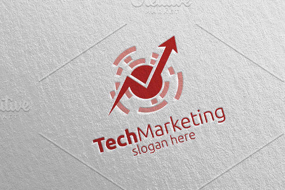Tech Marketing Financial Logo 42 in Logo Templates - product preview 2