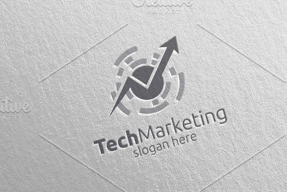Tech Marketing Financial Logo 42 in Logo Templates - product preview 4