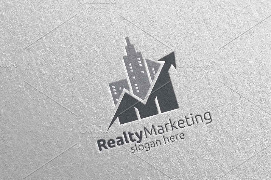 Realty Marketing Financial Logo 43 in Logo Templates - product preview 8