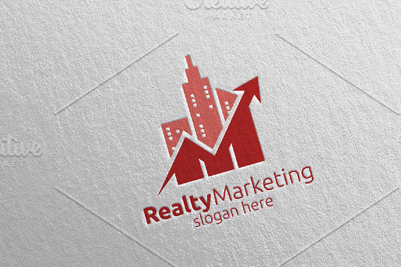 Realty Marketing Financial Logo 43 in Logo Templates - product preview 1
