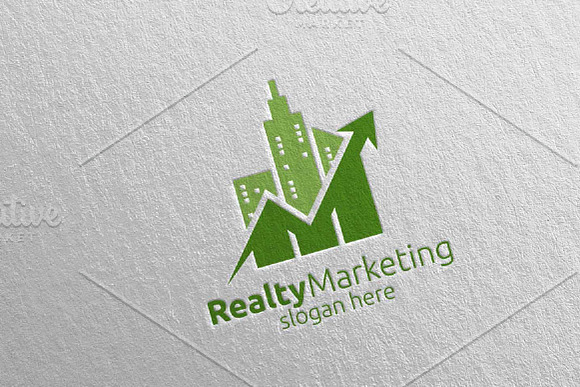 Realty Marketing Financial Logo 43 in Logo Templates - product preview 2