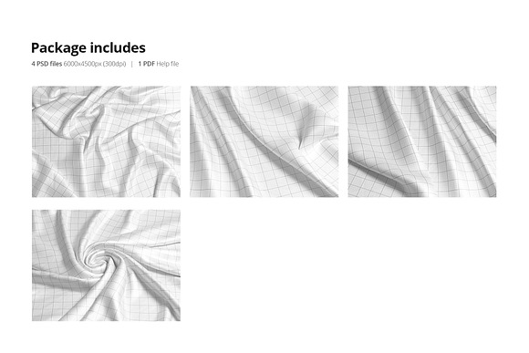 Silk Closeup Mockup Set in Print Mockups - product preview 6