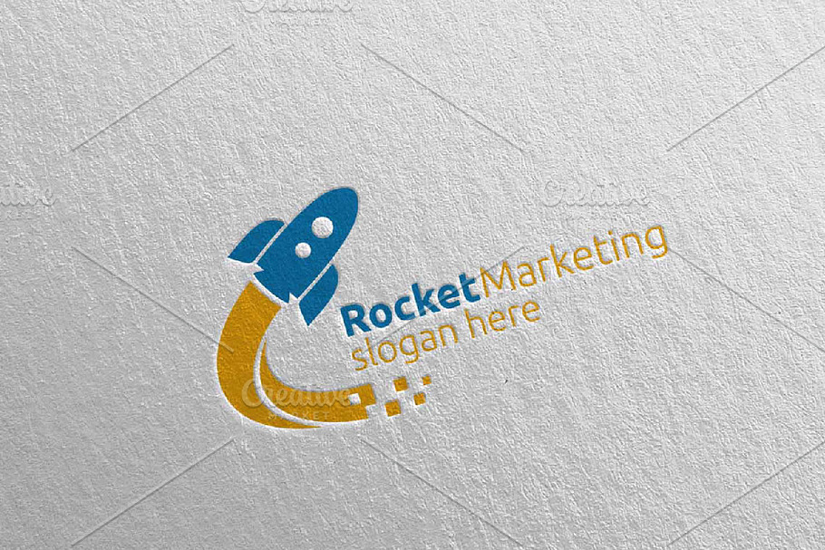 Rocket Marketing Financial Logo 45 in Logo Templates - product preview 8