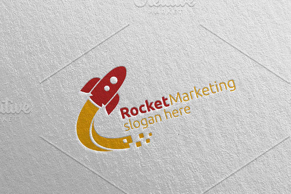 Rocket Marketing Financial Logo 45 in Logo Templates - product preview 3