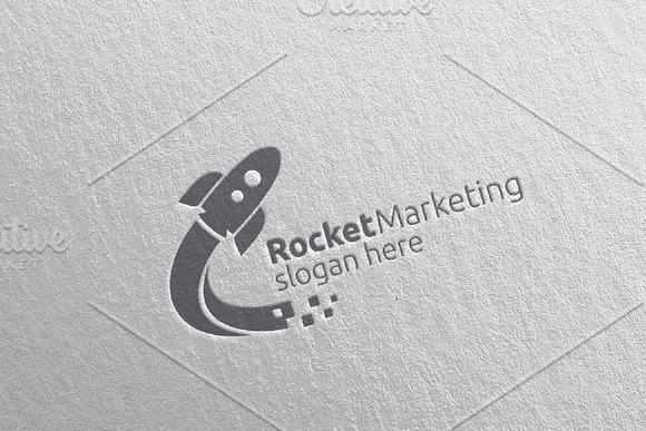 Rocket Marketing Financial Logo 45 in Logo Templates - product preview 4