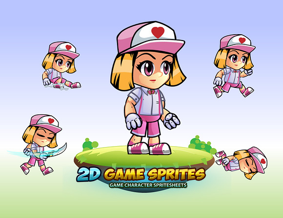 Ailyn 2D Game Character Sprites in Illustrations - product preview 2
