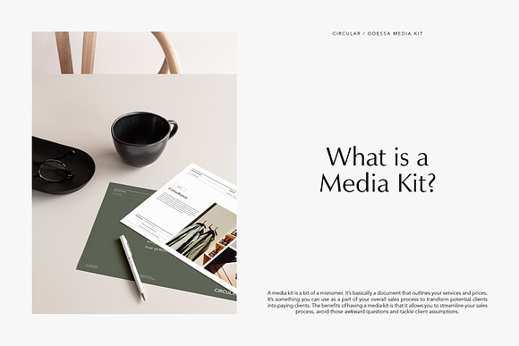 ODESSA / Media Kit in Brochure Templates - product preview 2